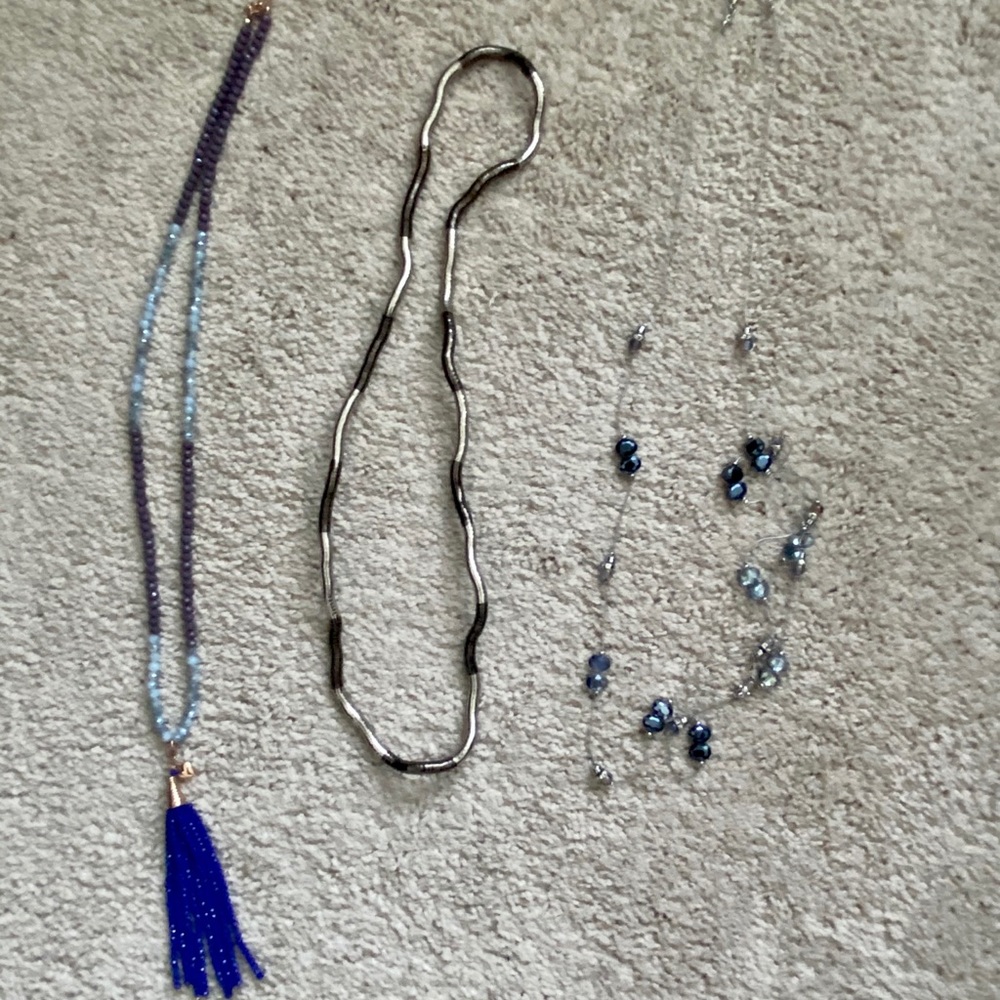 Bundle of Three Vintage Style Necklaces